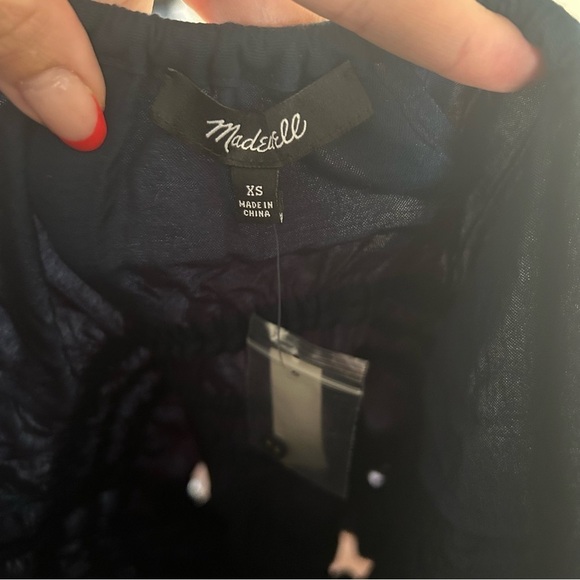 Madewell Sophia Open-Back Mini Dress in Deep Indigo sz XS - Picture 5 of 5